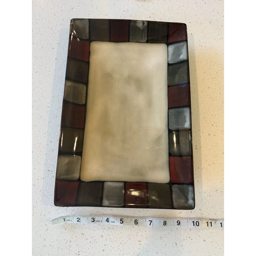 Pfaltzgraff Stoneware Taos Rectangular Serving Platter/Tray 9